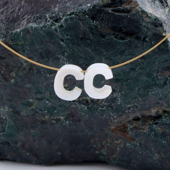 Perla/Privezak od Sedefa- slovo C...S278-074A