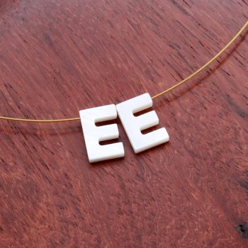 Perla/Privezak od Sedefa- slovo E...S278-076A