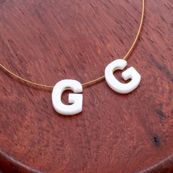 Perla/Privezak od Sedefa- slovo G...S278-078A