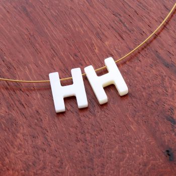 Perla/Privezak od Sedefa- slovo H...S278-079A