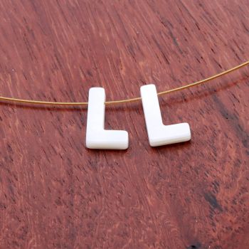 Perla/Privezak od Sedefa- slovo L...S278-083A