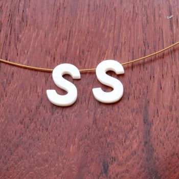 Perla/Privezak od Sedefa- slovo S...S278-089A