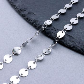 304 Stainless Steel Link Lanac 6x0.5mm...SSL-L019-01B-P-10m