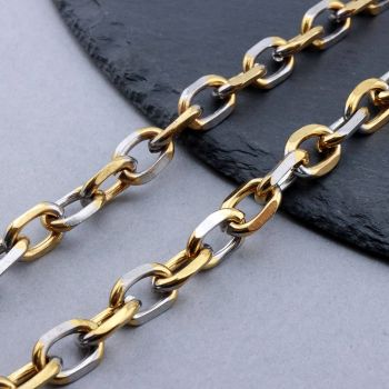 304 Stainless Steel Multycolor Lanac 13.5x9.5x2.5 mm...SSL-A012-01A-5 met