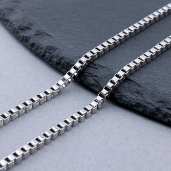 304 Stainless Steel Venetian Lanac 2.5x2.5mm...SSL-K001-34A-10m