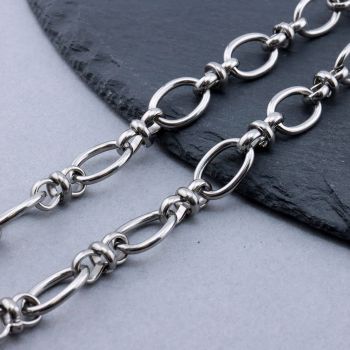 304 Stainless Steel Lanac 14x9.5x2mm...SSL-Q005-02P-5m