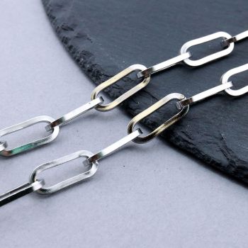 304 Stainless Steel Lanac 18x7x1.6mm...SSL-R100-38-10m