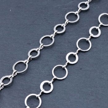 304 Stainless Steel Lanac 10x1mm; 8x1mm...SSL-T005-03P-10m