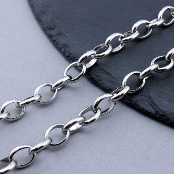 304 Stainless Steel Lanac 12.5x9.5x3mm...SSL-R100-34-10m