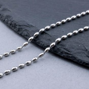 304 Stainless Steel Lanac 3x2mm...SSL-L3-19G