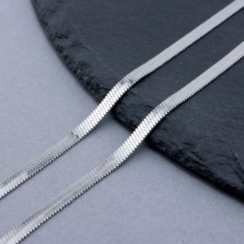 304 Stainless Steel Herringbone Lanac 4mm...SSL-P290-02P-5m