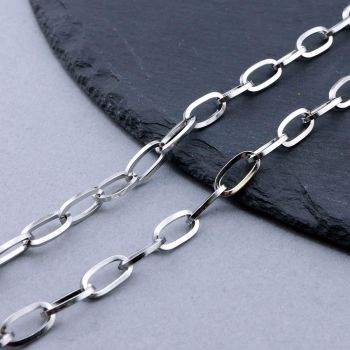 304 Stainless Steel Lanac 12x6x1.2mm...SSL-T002-09P-10m