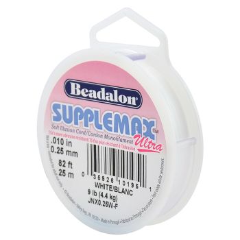 Supplemax ultra, najlon 0,25 mm, Boja bela    ( BEJNX0.25W-F )