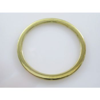 Ukrasna zatvorena alka 65x3mm, otvor 55 mm, boja zlata   ( MKOK-A102Z )