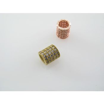 Perla pozlata sa Cubic cirkonima ( CZ-ZLP113)