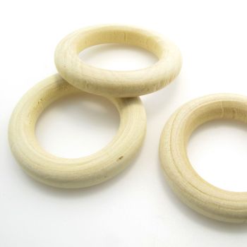 Drvene natur perle 40x7mm, rupa oko 25 mm ( DP001)