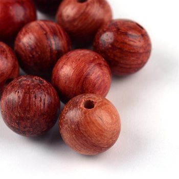 Drvene perle , okrugle 8mm rupa 1.5mm. Idealne za brojanice (DPO8mm-1)