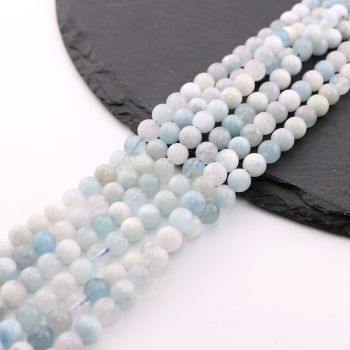 Prirodni poludragi kamen Akvamarin 6 mm ( 23KP82-06)