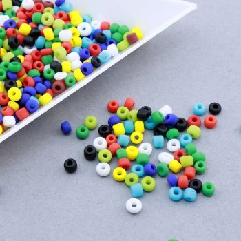 Seed bead kašaste perle 3mm, frost mat...25SEED08/08