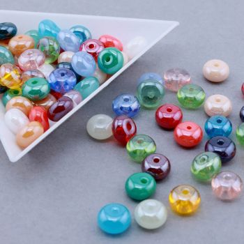 Premium FGB Staklene Abacus perle.....25SEED13-5*8mm-M03