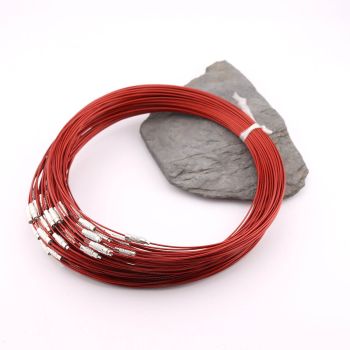 Čelična sajlica za ogrlice sa kopčom  ( 23SSK33-3)