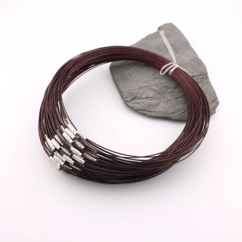 Čelična sajlica za ogrlice sa kopčom  ( 23SSK33-9)