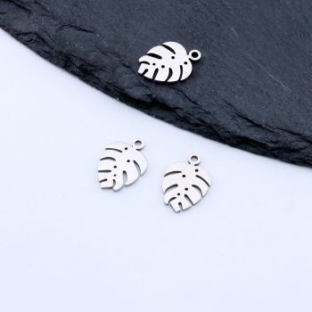 Stainless Steel Privezak List...N090-JN823-AP