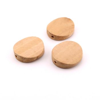 Drvene ukrasne perle 31x7mm, rupa oko 3 mm. Natur drvo bez laka i boje ( 23DP03C)