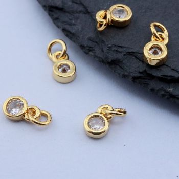 Privezak 4x6 mm, 18k Pozlata...P-2154055