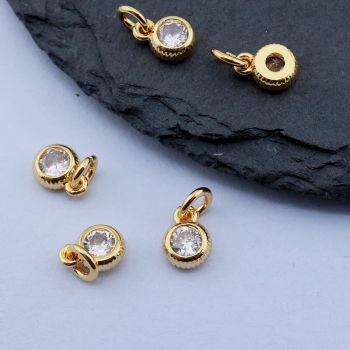 Privezak 5x7 mm, 18k Pozlata...P-215206
