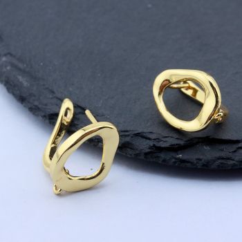 Osnova za Minđuše 17x4 mm, 18k Pozlata...P-174621