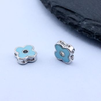 Perla 8x8mm, Mesing Rodijum...P-75918-R