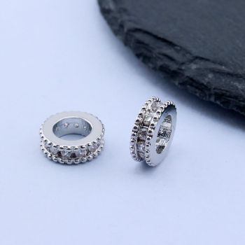 Perla 9.5 mm, Rodijum...P-1511-P