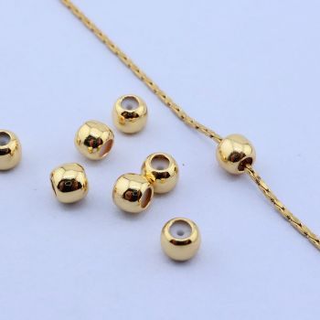 Stoperi za nakit, 18k Pozlata...P-148023