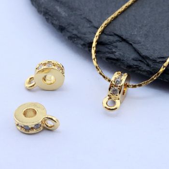 Perla 6x9 mm, 18k Pozlata...P-21121