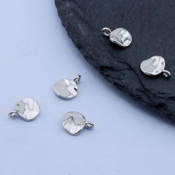 Privezak 10x8 mm, Rodijum...P-2271065-R