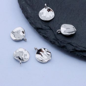Privezak 8x6 mm, Rodijum...P-2274065-R