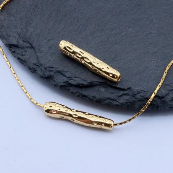 Perla 20x3 mm, 18k Pozlata...P-77412
