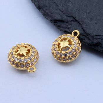 Privezak 12x10 mm, 18k Pozlata...P-222917