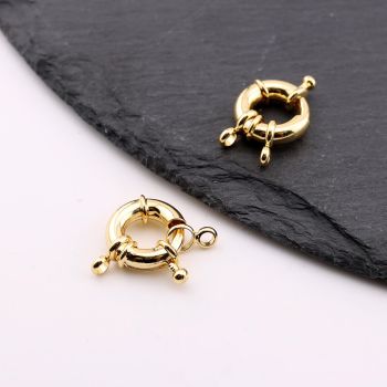 Mornarska kopča 11x3 mm, pozlata 18K (  23MK34AG )