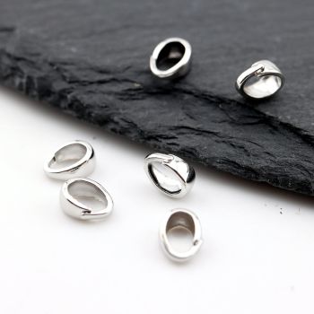 Nosači priveska 6x4x3mm Rodijum (  23MK43G )