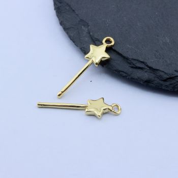 Privezak Čarobni Štapić 27x8.5 mm, 18k Pozlata...P-H740-06G