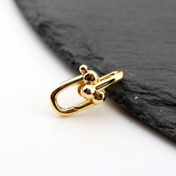 Ukrasna Tifany kopča 20x12mm - Poxlata 18k (  23MK61G )