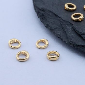 Završeci za sajlu 5x1 mm, 18k Pozlata...P-U056-55G