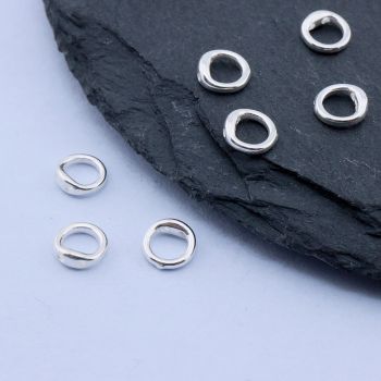 Završeci za sajlu 5.5x2 mm, Silver plated...P-H502-055