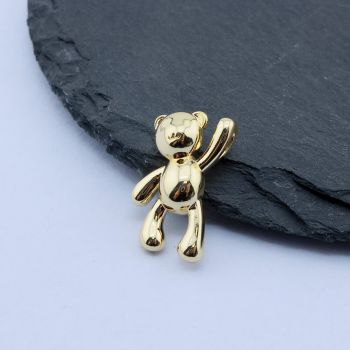 Privezak Medved 20x13 mm, 18k Pozlata...P-S362-030A-B01