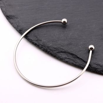 Stainless Steel narukvica 65 x 2 mm, skidajući krajevi 6mm (23SSK18)