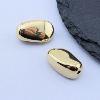 Perla 18x10 mm, 18k Pozlata...P-K364-15G