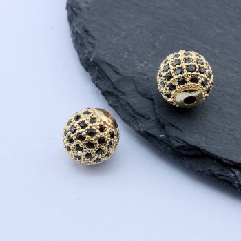 Perla+CZ Cirkoni 10x10 mm,18k Pozlata...P-E110-06G