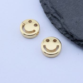 Perla Smiley 11x11 mm, 18k Pozlata...P-Z011-04G